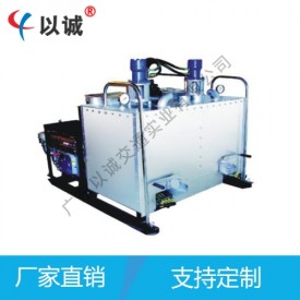 Hydraulic double-cylinder hot melt kettle